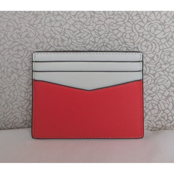 Kate Spade Staci Slim Leather Color block Card Holder Wallet Case - Picture 2 of 7